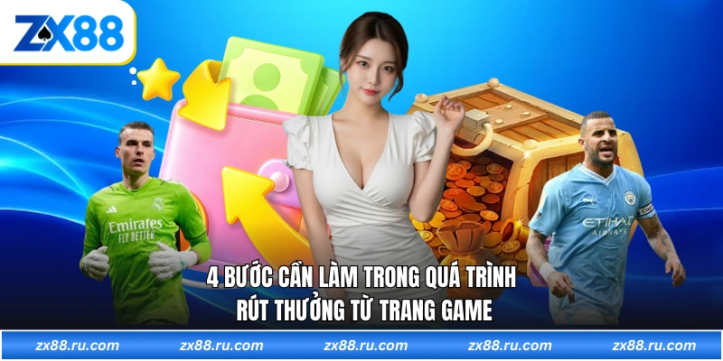 4 bước cần làm trong quá trình rút thưởng từ trang game
