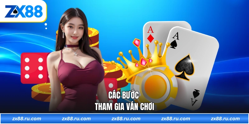 Các bước tham gia ván chơi